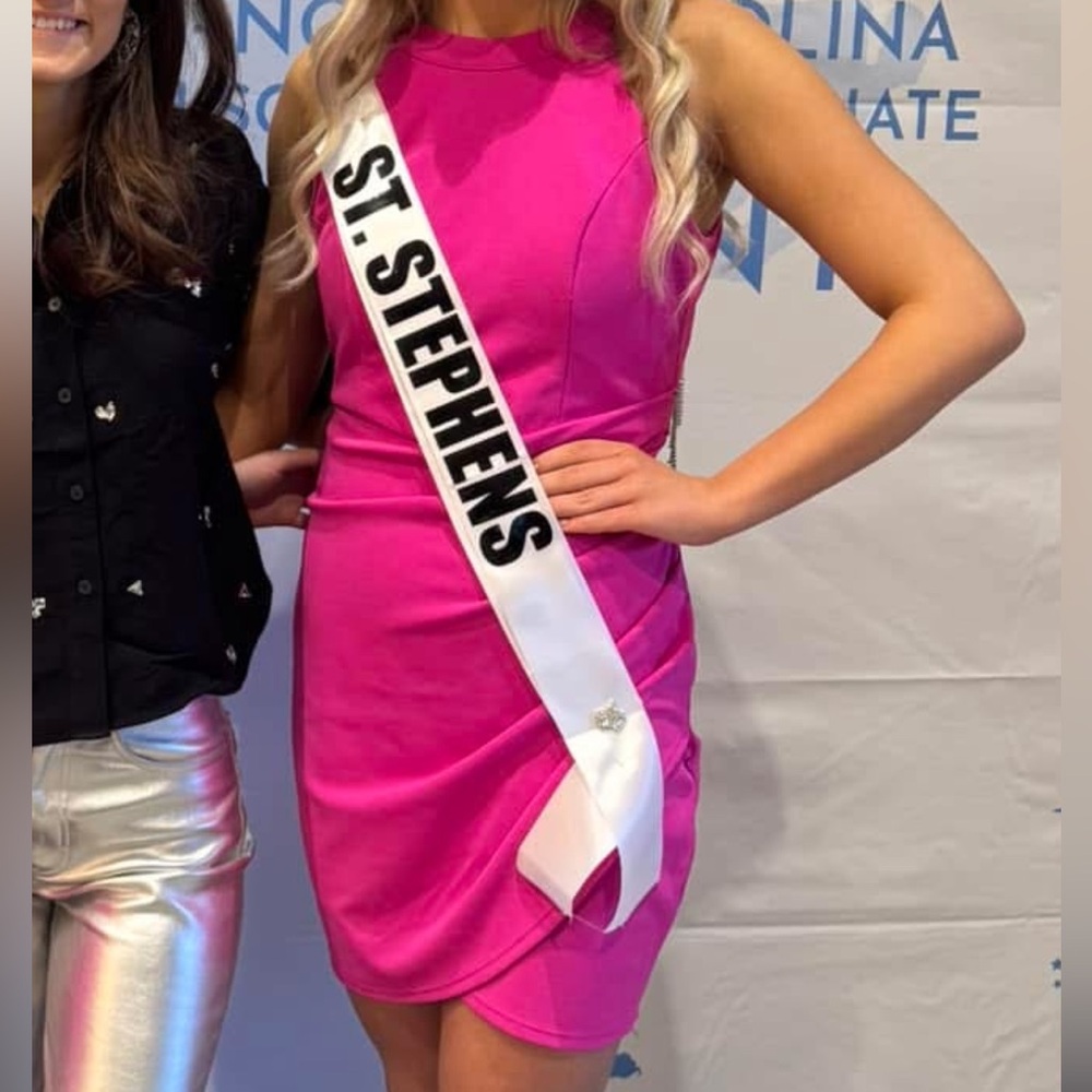 Hot Pink Mini Dress - Sleek Sleeveless Cocktail Dress